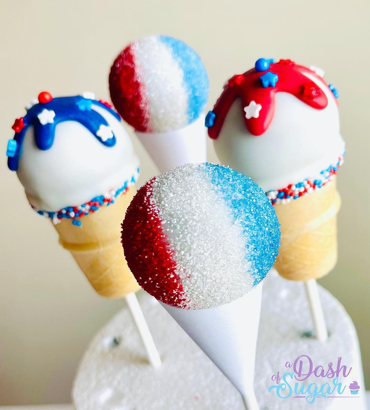 Snow Cone & Ice Cream Cake Pops