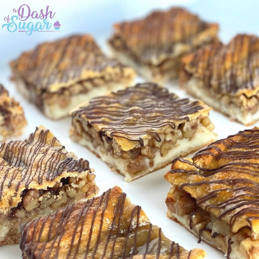 Baklava Cheesecake Bars